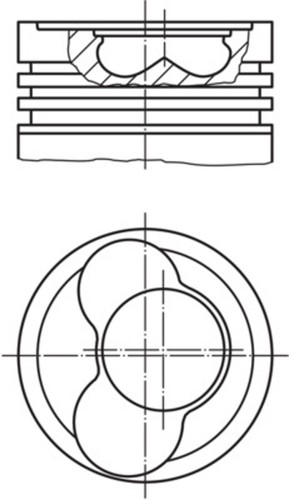 Pistone mahle 030 per - mahle,