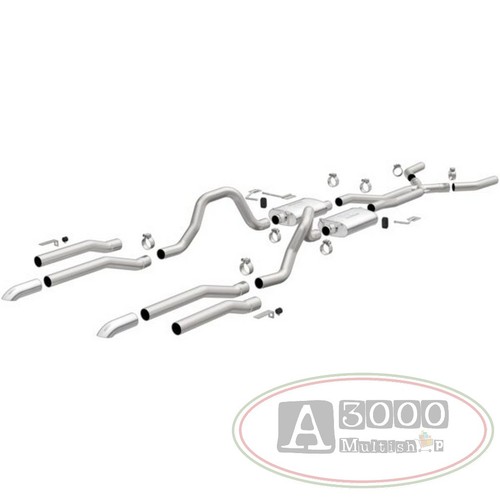 Exhaust system kit dodge - system,