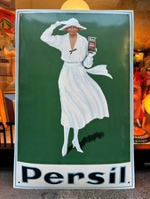 PERSIL targa smaltata bombata tabella pubblicitaria Henkel