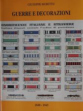 Catalogo medaglie decorazioni militari 1848 1945 Morittu