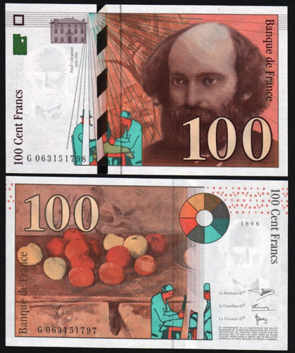 Francia 100 franchi 158 1998 - francia,