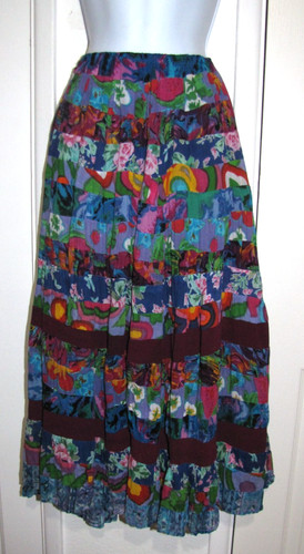 Maxi gonna contadina boho