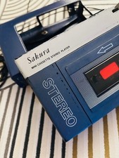 SAKURA STEREO CASSETTE PLAYER