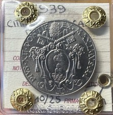 CITTA' DEL VATICANO PIO XII 2 LIRE 1939 sigillata qFDC SUBALPINA