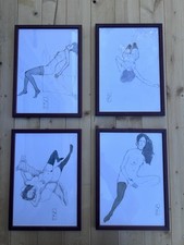 Lotto Quattro Dipinti nudo