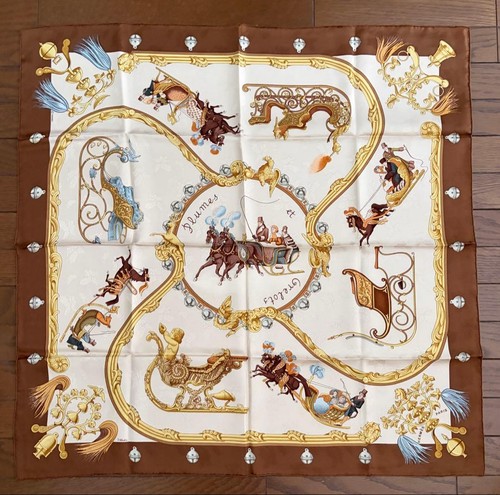 Sciarpa hermes piume campane - piume,