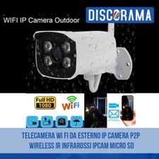 TELECAMERA WI FI DA ESTERNO IP