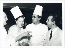 Foto vintage Ava Gardner al ristorante Goumet 1966 Ft 37274 - Stampa 24x18 cm