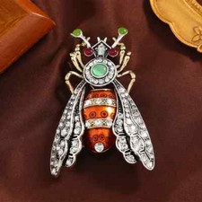 Spille smaltate strass insetti