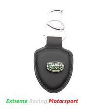 PORTACHIAVI IN ECOPELLE COLORE NERO LOGO METALLICO LAND ROVER