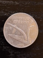 10 Lire Spiga 1954 Repubblica