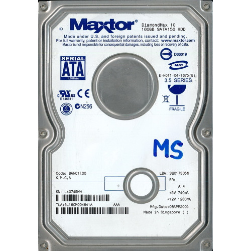 Hard disk hdd sata 160gb - hard-disk,