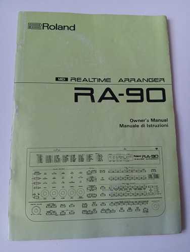 Manuale uso originale roland - manuale,