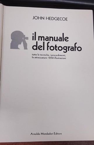 Libro manuale del fotografo - libro,