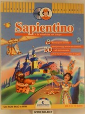 SAPIENTINO E LA MACCHINA DEL TEMPO PC COMPUTER SOLO SCATOLA VUOTA E MANUALI