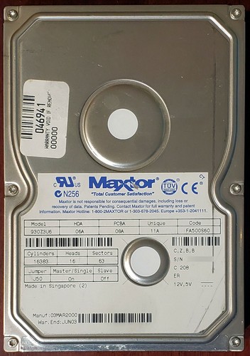 Maxtor 93073u6 3 5 - maxtor, gb