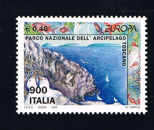 Italia francobollo europa - italia, 1
