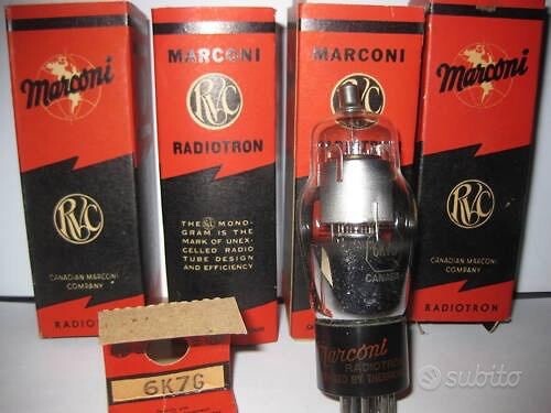 Radio tube 6k7g nib nos - ,