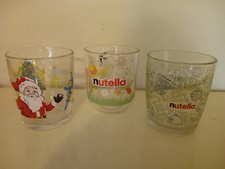 3 BICCHIERI NUTELLA DA COLLEZIONE VINTAGE vari