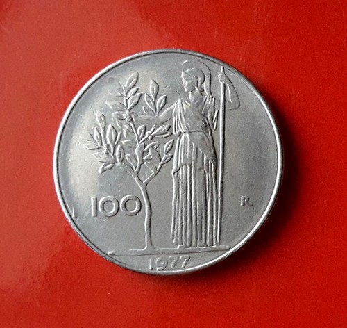 100 lire 1977 errore - 100,