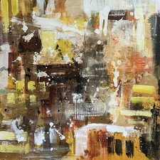 Quadro Astratto Moderno Dipinto a mano Acrilico 90 X 90