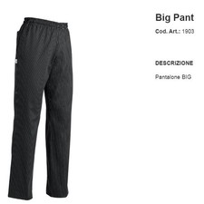 PANTALONE 6XL CHEF CUOCO