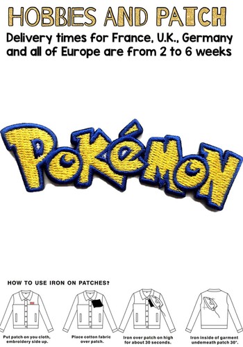 Patch pokémon logo - pokémon, on