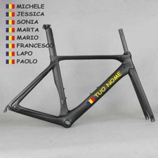 KIT 5 ADESIVI NOME E BANDIERA