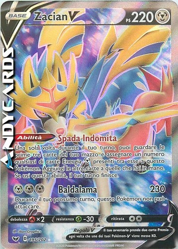 Zacian 195 202 rara full - •,