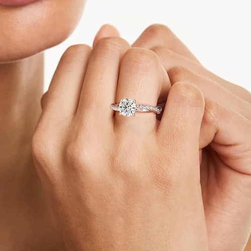 Anello design coltivato in - coltivato,