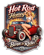 STICKER PINUP HOT ROD SEXY