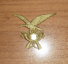 FREGIO PER CAPPELLO DA ALPINI PLAST. ORO - ESERCITO ITALIANO - VINTAGE