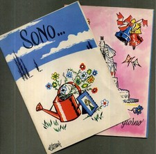 2 BIGLIETTI AUGURALI POP UP  -