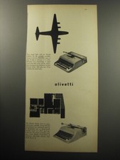 Pubblicità Olivetti 1957 - Macchine da scrivere Lettera 22 e Studio 44