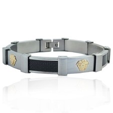 Bracciale acciaio satinato