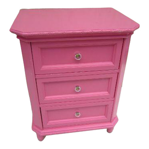 Comodino rosa semplice - , shabby