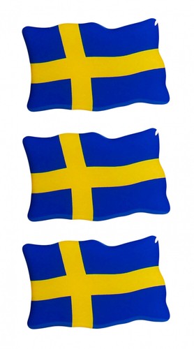 Bandiere svedesi adesivi