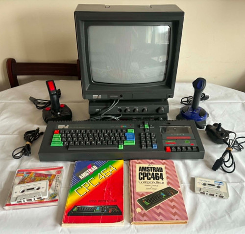 Amstrad cpc 464 - 464, con