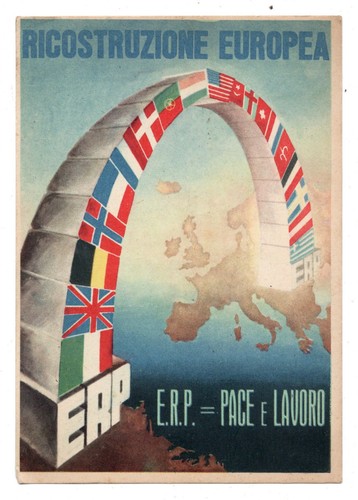 Cartolina 1949 erp piano - erp,