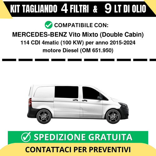 Tagliando per mercedes benz - tagliando,