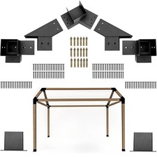 30° Slanted Pergola Whole-Set