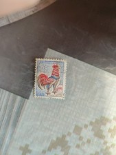 Francobollo francese raro "gallo" 0,25 cts