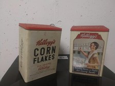2 scatole di latta vintage Kellogg's da collezione anni 90
