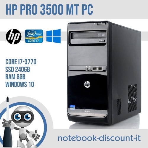 Pro 3500 micro tower pc - hp,