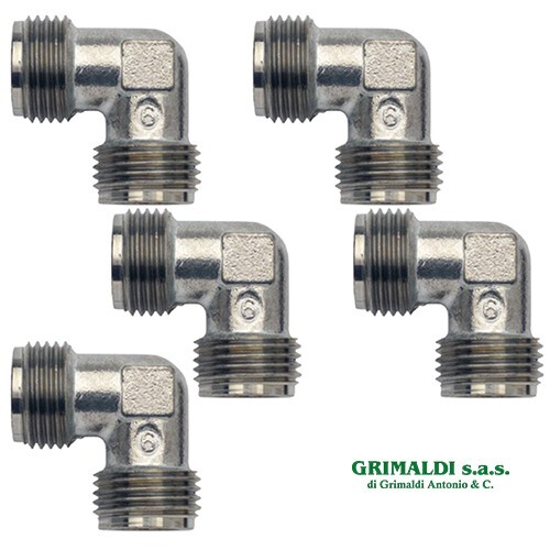 Raccordo gomito gas - x5, 90°