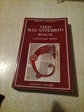 Testi sull'anticristo secolo terzo Fausto sbaffoni cur. Nardini