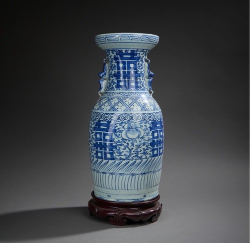 Grande antico vaso cinese - , in