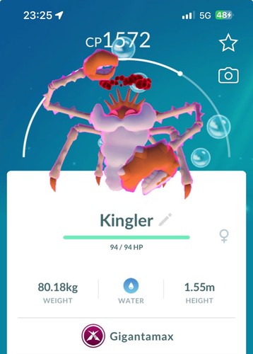 Kingler gigantamax pokemon - gigantamax,