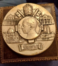 Papa Pio XII medaglia placca