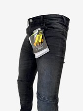 Jeans denim moto da uomo